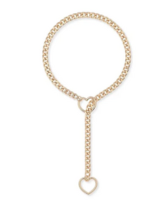 Retro Punk Metal Chain Necklace Couple