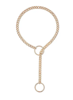 Retro Punk Metal Chain Necklace Couple