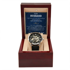 To My Husband Eyes – Openwork Watch
