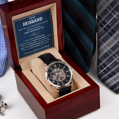 To My Husband Eyes – Openwork Watch